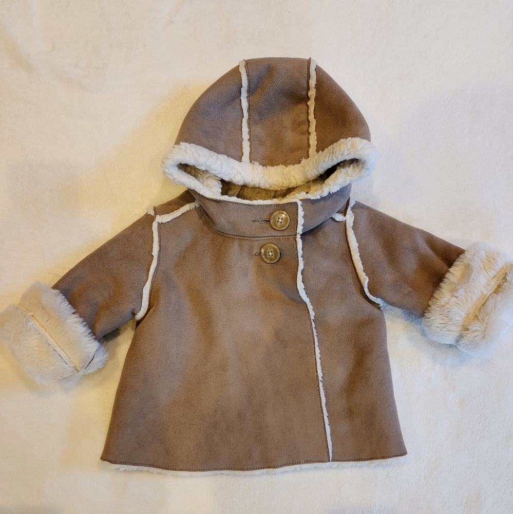 Baby Gap Faux Shearling Jacket (12-18M)